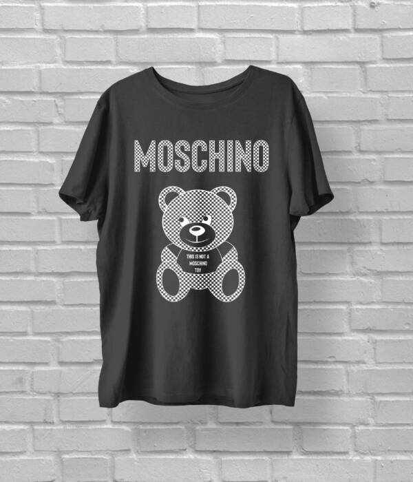 Moschino Black Scaled